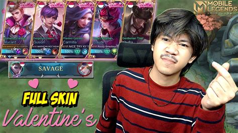 Meta Full Skin Valentine Bersatu Auto Meledak Mobile Legends Youtube