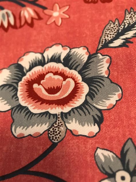 Jacobean Floral Fabric Sample High End Fat Quarters Crafts Quilting