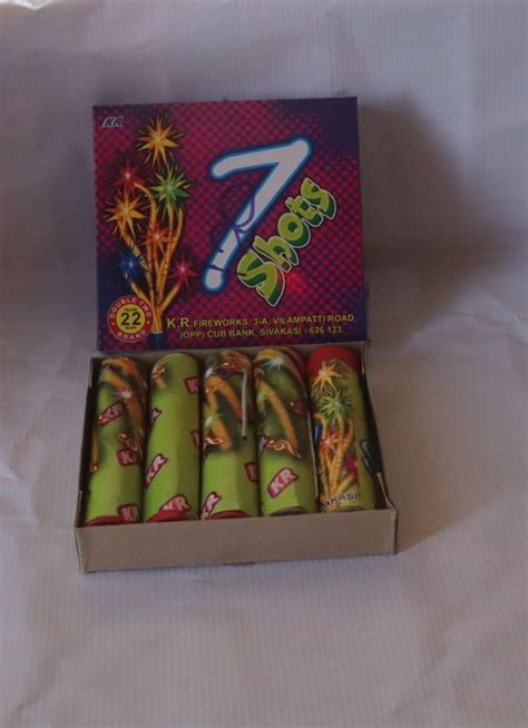 Green Base Festival Occasion 7 Shot Sky Colorful Cracker At Rs 100