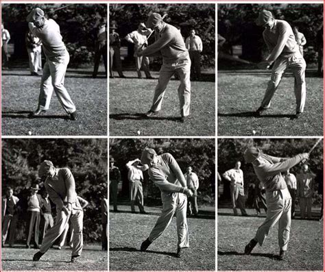 Ben Hogan Swing Sequence Golf Drivers Golf Rules Golf Tips