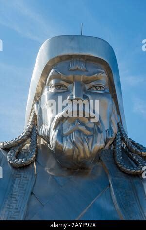 La Genghis Khan Statue Questre Partie De La Statue De Gengis Khan