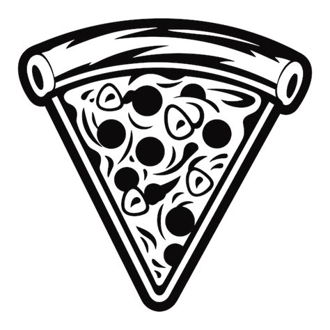 Premium Vector Pizza Icon Vector Illustration