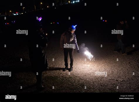 Fireworks New Year Eve Stock Photo Alamy