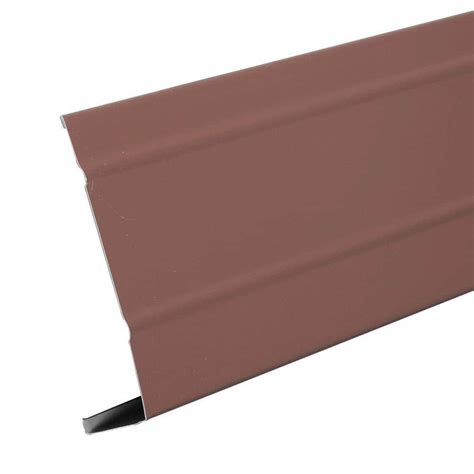 Amerimax Home Products 4 In X 12 Ft Brown Aluminum Fascia Trim