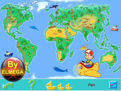 Todo Full Programas Juegos Juego Aprende Geografía Con Pipo ISO