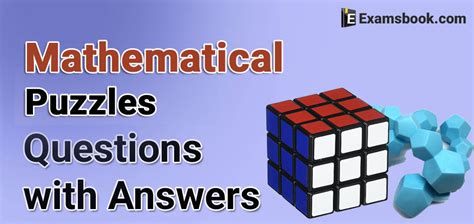 Maths Puzzles Questions with Answers for Competitive Exams