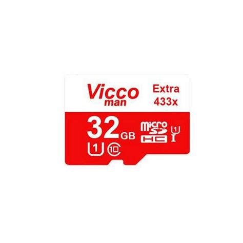 خرید رم میکرو ۳۲ گیگ ویکومن Vicco 65MB s خشاب تکنوسان