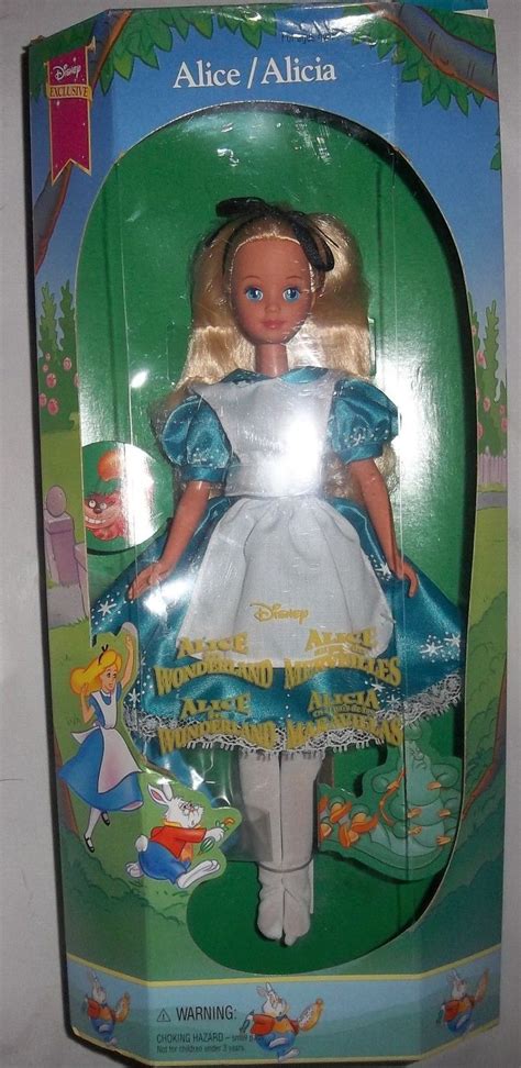 Disney Exclusive Alice In Wonderland Movie Alice Doll 9 Inch Mattel Rare 1994 Ebay Disney