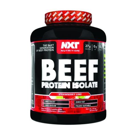 Nxt Nutrition Beef Protein Isolate 1 8kg 60 Servings Ad Supplements