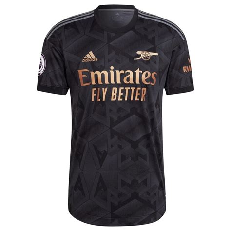 Gabriel Jesus Arsenal 2022/23 Away Player Jersey – Black – Choose Your ...