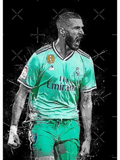 Wallpaper Benzema Illustration Poster For Sale By Barfijogja Redbubble