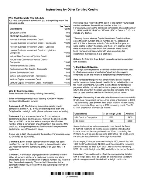 State Form 55629 Schedule In Occ 2021 Fill Out Sign Online And