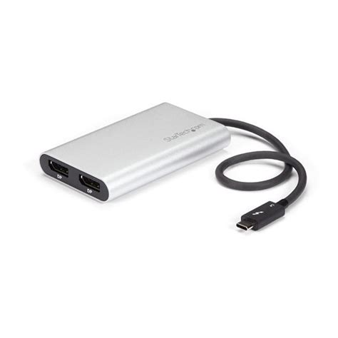 Thunderbolt 3 To Dual Displayport Adapter 4k 60 Hz Video