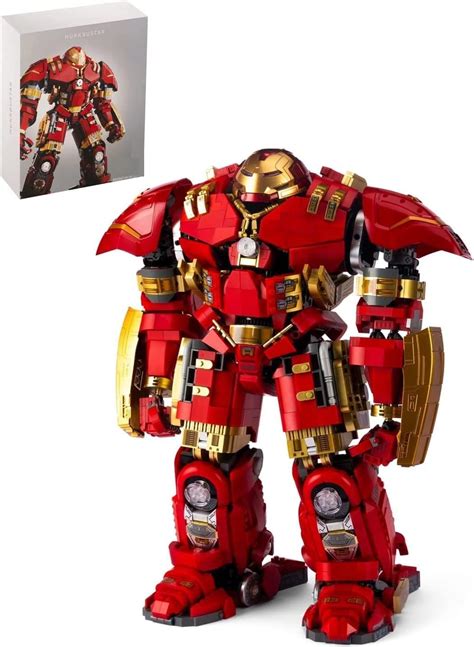 Hulkbuster Model Kit With LED Lighting 4123 Pieces Large MOC