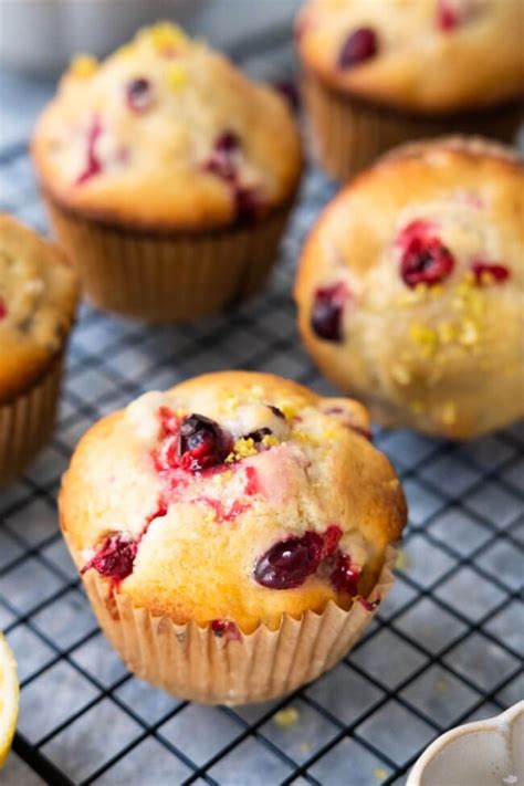 Cranberry Lemon Muffins Rasa Malaysia