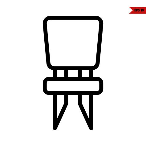 chair line icon 20982662 Vector Art at Vecteezy