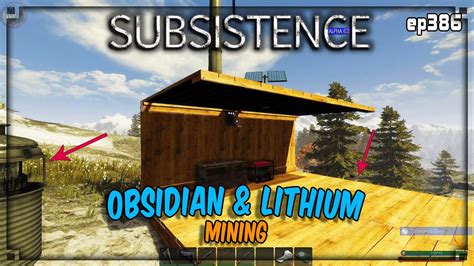 Subsistence S4 386 Obsidian Lithium Mining Base Building