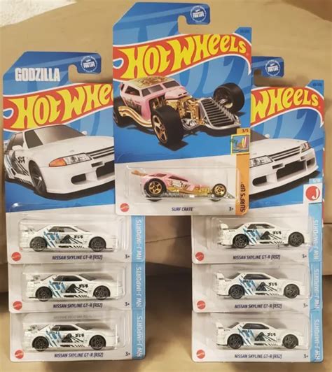 Hot Wheels Nissan Skyline Gt R R Godzilla Lot Of Treasure Hunt Picclick Uk