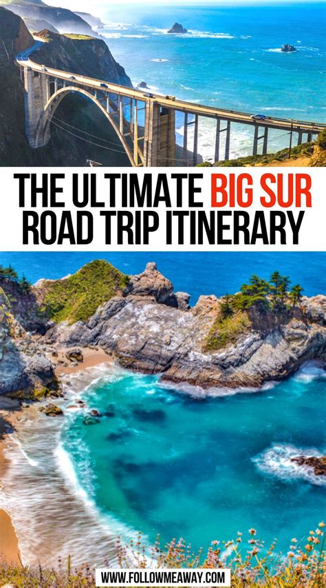 The Ultimate Big Sur Road Trip Itinerary All The Best Stops Road