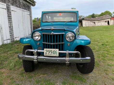 Willys Jeep Wagon Gorgeous Color Combo Lots Of Recent Service