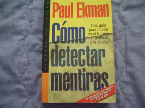 Libro C Mo Detectar Mentiras Paul Ekman Paidos Zelanit Flickr