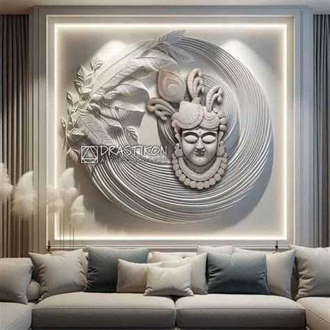 3d Murals Art Works of srhinathji, wall mural, wall decor, drashtikon ...