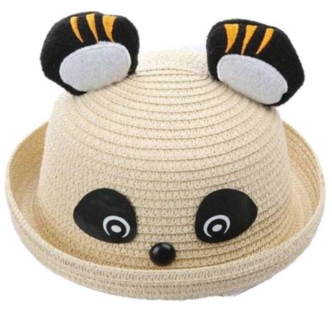 Bob Enfant En Paille Panda Met ton chapeau Le Spécialiste des chapeaux