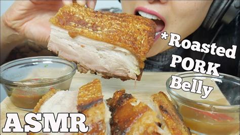 Asmr Roasted Pork Belly Lechon Eating Sounds Sas Asmr Youtube