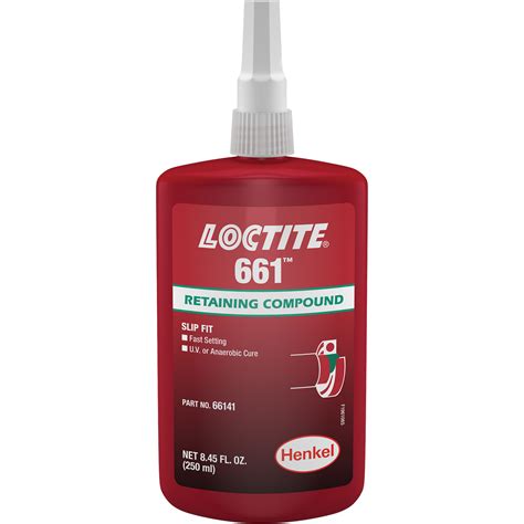 Loctite Retaining Compound Chart