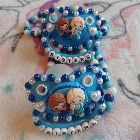 Adult Decoden Pacifiers Set Of Two Matching Frozen Depop