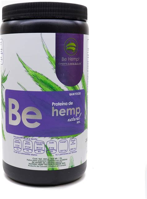 Be Hemp Proteína De Hemp Natural Al 50 Semillas De Cáñamo