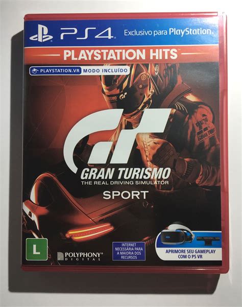 Jogo Ps4 Gran Turismo Sport em Mídia Física Jogo de Videogame