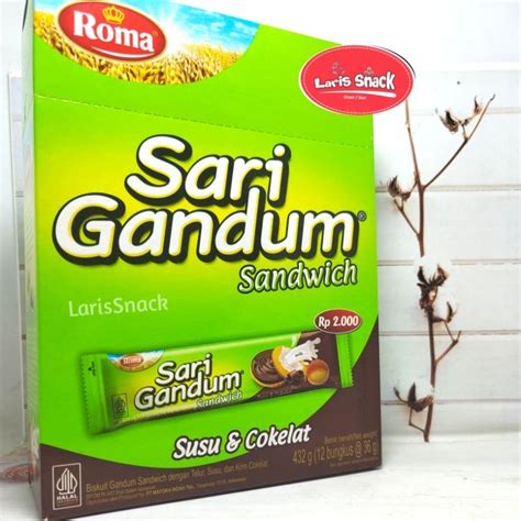 Jual Biskuit Roma Sari Gandum Sandwich Box Shopee Indonesia