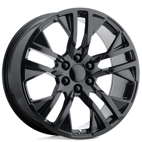 22 Performance Replicas Wheels PR187 Gloss Black Rims OEC242 1