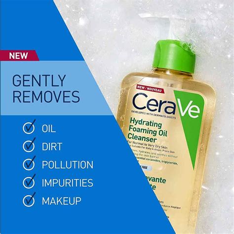 Cerave Hydrating Foaming Oil Cleanser Ml Inish Pharmacy Ireland