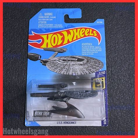 Hot Wheel USS Vengeance Star Trek Second Editions Airplane Hot Wheels U S S Vengeance
