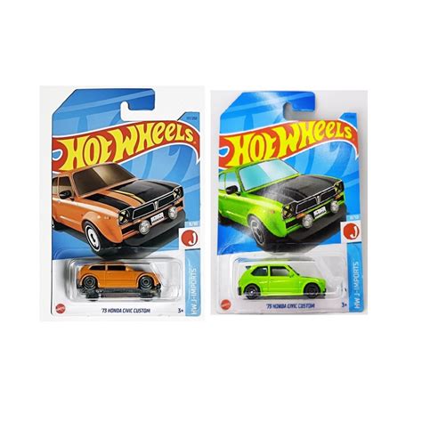 Hot Wheels 73 Honda Civic Custom Shopee Malaysia