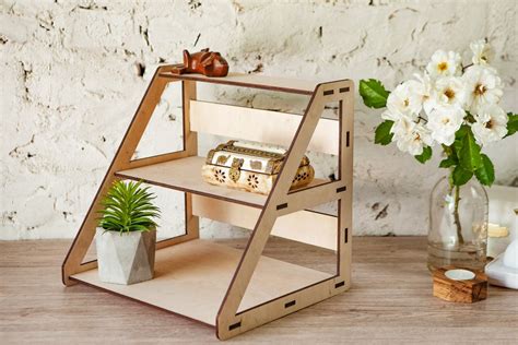 Craft Show Display Stand, Wood Retail Display Floating Shelves, Portable Retail Table Display ...