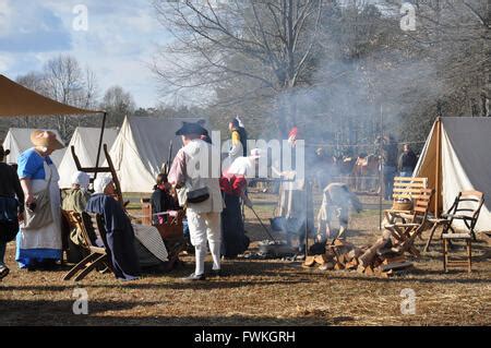 A reenactment of the Battle of Cowpens in Cowpens, South Carolina. The ...