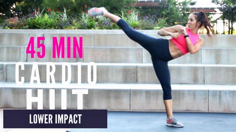 Intense Fun Lower Impact Cardio Hiit 45 Min Full Body Workout