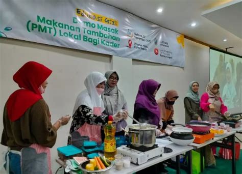 Dinkes Depok Adakan Demo Masak Sebagai Kegiatan Edukasi Gizi Pembuatan