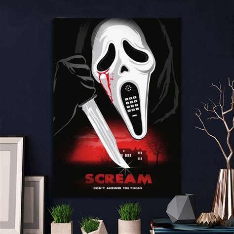 Scream Movie Poster, Movie Posters, Deadpool, Metal Posters, Joker ...