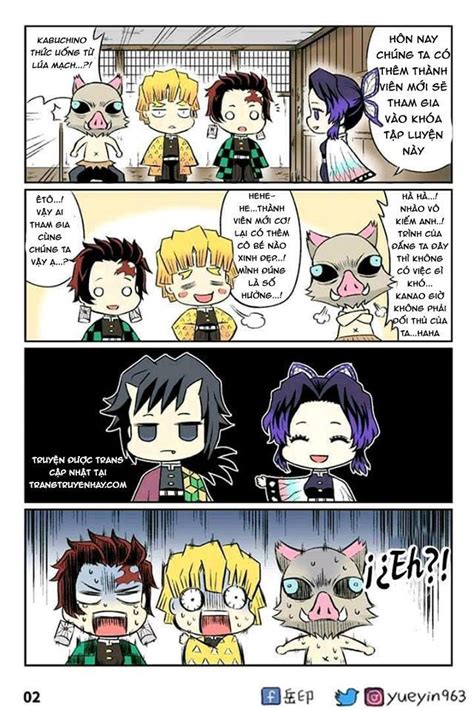 Kimetsu No Yaiba Doujinshi Chibi Minh Họa Manga Đang Yêu