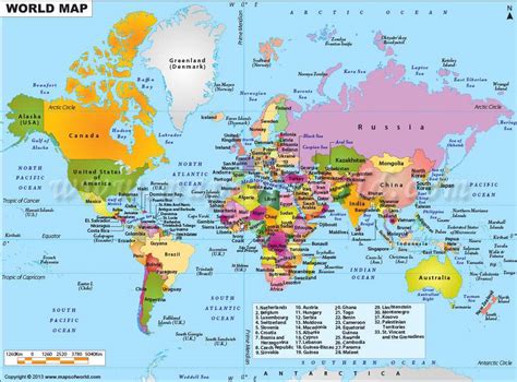 World Map EPuzzle Photo Puzzle