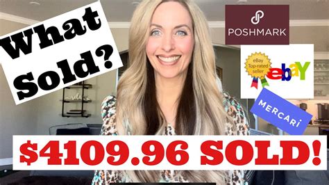 What Sold On Ebay Poshmark How Much Gross Profit I Made Reselling