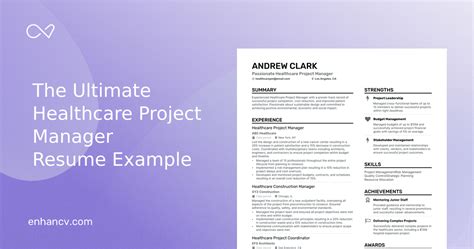 5 Healthcare Project Manager Resume Examples And Guide For 2023