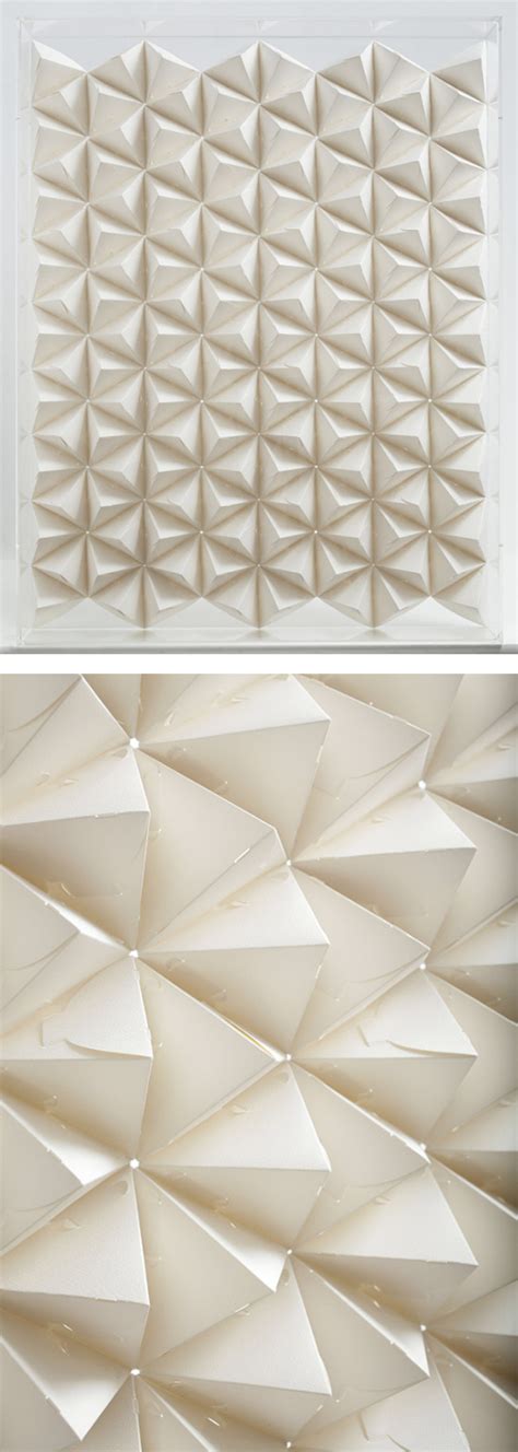 3d Paper Patterns By Benja Harney Daily Design Inspiration For