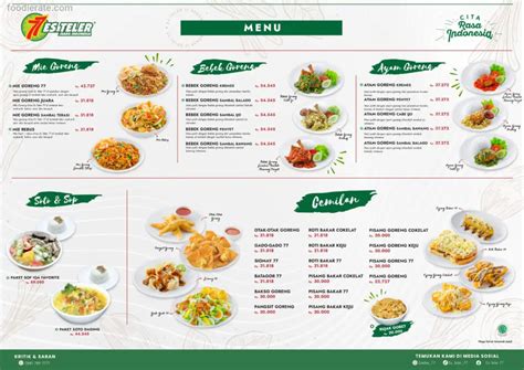 Daftar Harga Menu Es Teler 77 2024 Foodierate