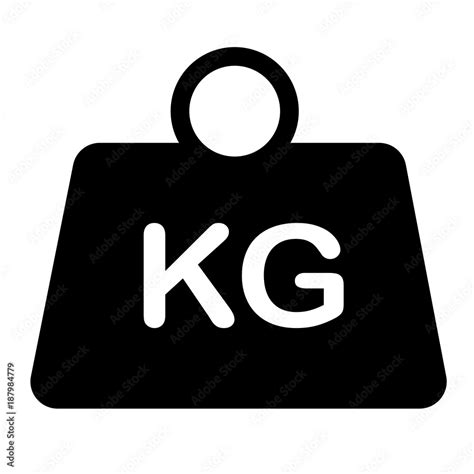 weight icon on white background. flat style. weight symbol. weight ...