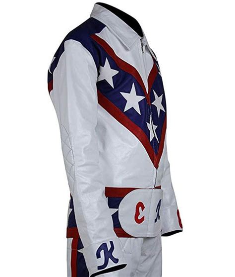 Evel Knievel Daredevil Biker Leather Jacket Leather Jacket